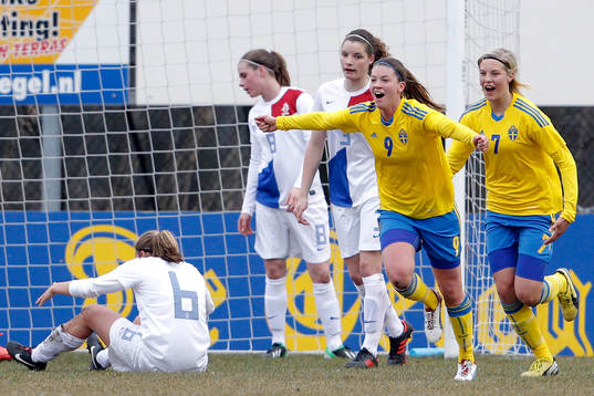 Fotboll, UEFA Championship, U19, Dam, Nederländerna -
