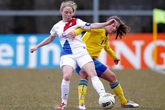 Fotboll, UEFA Championship, U19, Dam, Nederländerna -