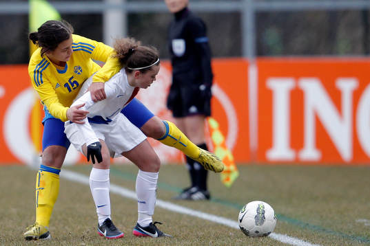 Fotboll, UEFA Championship, U19, Dam, Nederländerna -