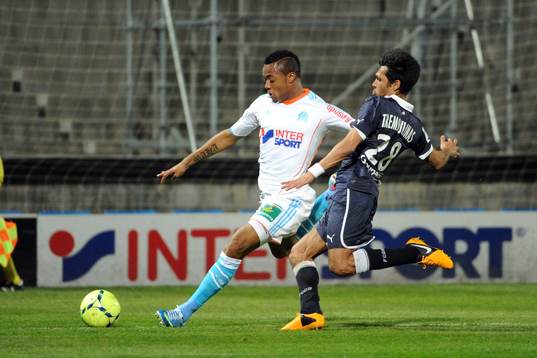 Jordan AYEW / Benoit TREMOULINAS - 05.04.2013 - Marseille /