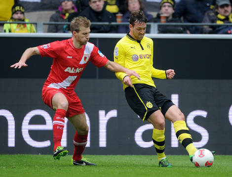 Fotboll, Bundesliga, Borussia Dortmund - FC Augsburgv.l.