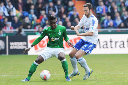 v.l. Eljero Elia, Marco Hoeger (Schalke)