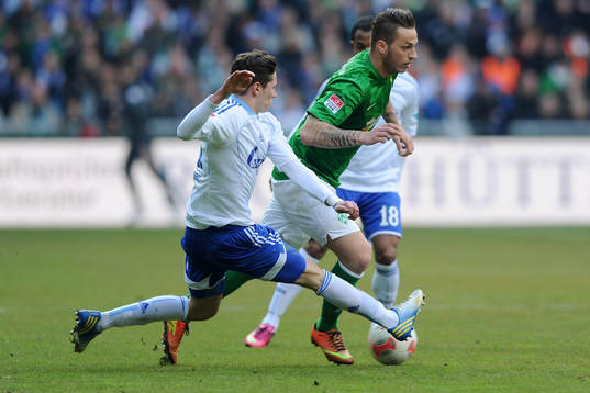 v.l. Julian Draxler, Marko Arnautovic (Bremen)