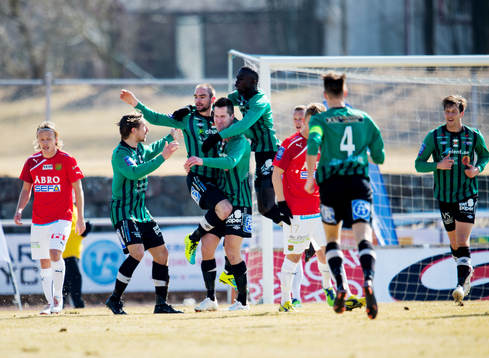 Gabriel Altermark Vanneryr gör 1-0 för Varberg