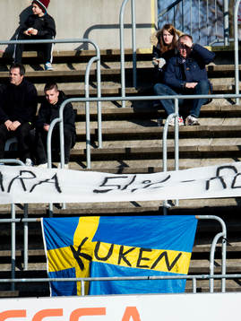 fansen hos Degerfors hedrar