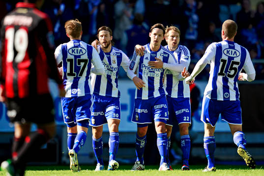 Philip Haglund, IFK Göteborg.gör 1-0. © Bildbyrån -