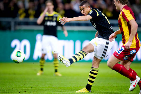 Robin Quaison, AIK skjuter