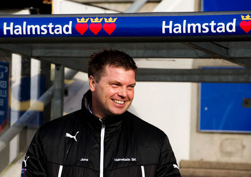Jens Gustafsson, tränare Halmstad