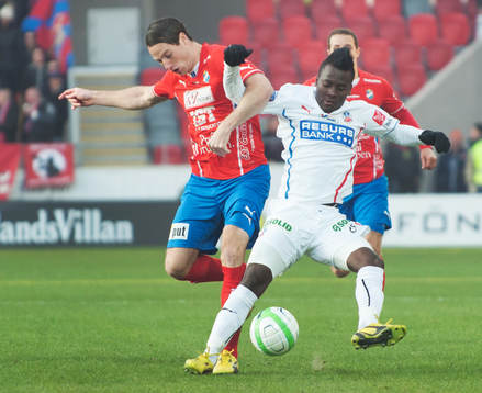 Johan Persson, Öster och David Accam, Helsingborg