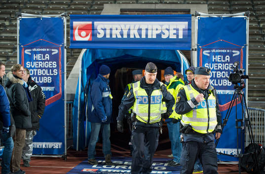 Matchen bryts och kommer inte spelas klart