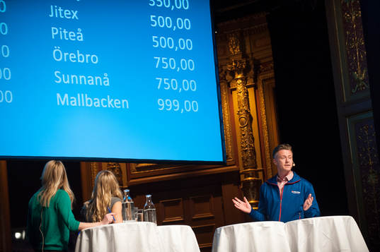 Hanna Marklund och Anna Brolin och Stefan Edberg