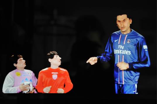 Zlatan IBRAHIMOVIC- 09.04.2013 - Illustration des Guignols