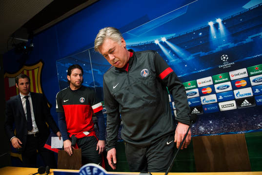 Fotboll, Champions League, presskonferens