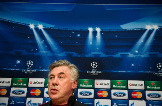 Fotboll, Champions League, presskonferens