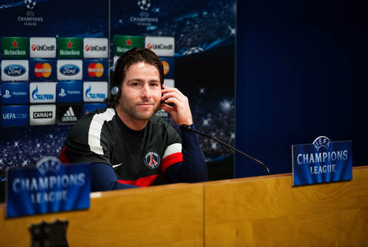 Fotboll, Champions League, presskonferens