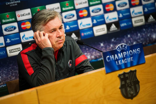 Fotboll, Champions League, presskonferens