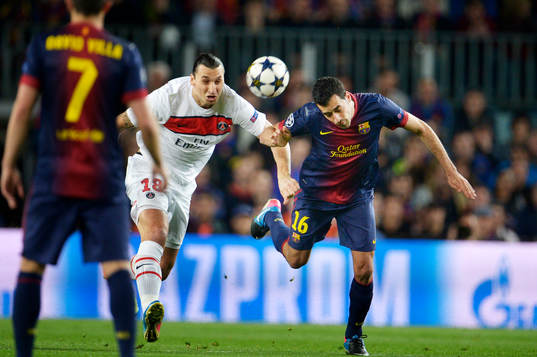 Fotboll, Champions League, kvartsfinal, Barcelona - Paris