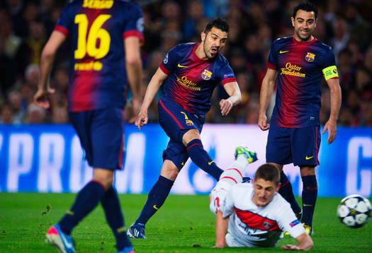 Fotboll, Champions League, kvartsfinal, Barcelona - Paris