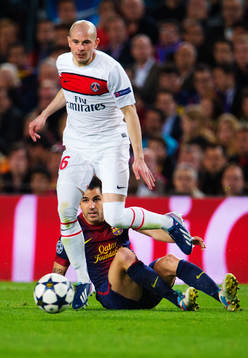 Fotboll, Champions League, kvartsfinal, Barcelona - Paris