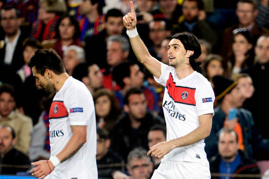 Fotboll, Champions League, kvartsfinal, Barcelona - Paris