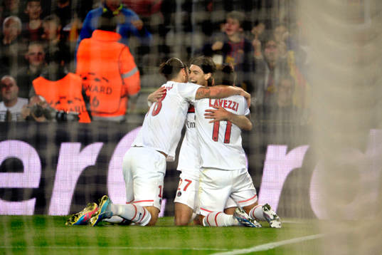 Fotboll, Champions League, kvartsfinal, Barcelona - Paris