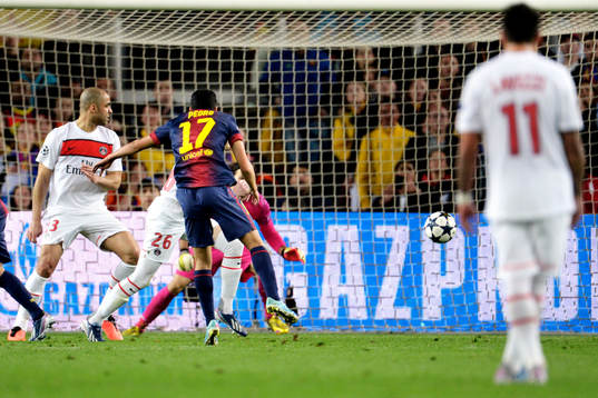 Fotboll, Champions League, kvartsfinal, Barcelona - Paris