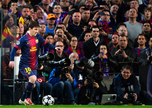 Fotboll, Champions League, kvartsfinal, Barcelona - Paris