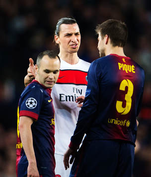 Fotboll, Champions League, kvartsfinal, Barcelona - Paris