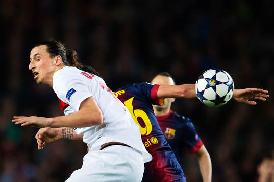 Fotboll, Champions League, kvartsfinal, Barcelona - Paris