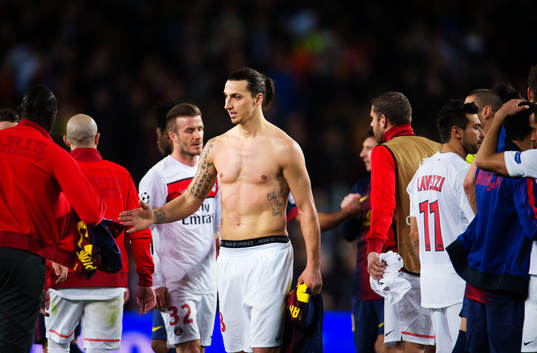 Fotboll, Champions League, kvartsfinal, Barcelona - Paris