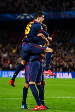 Fotboll, Champions League, kvartsfinal, Barcelona - Paris