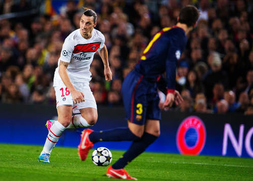 Fotboll, Champions League, kvartsfinal, Barcelona - Paris