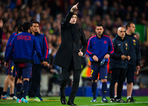 Fotboll, Champions League, kvartsfinal, Barcelona - Paris