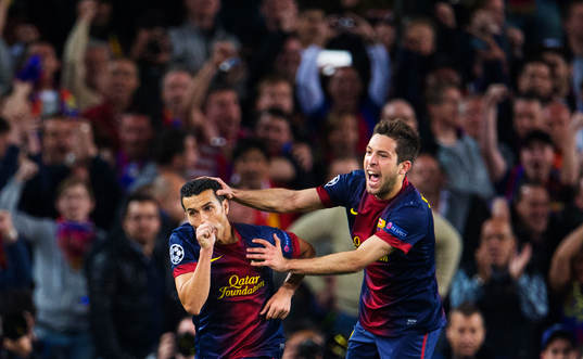 Fotboll, Champions League, kvartsfinal, Barcelona - Paris