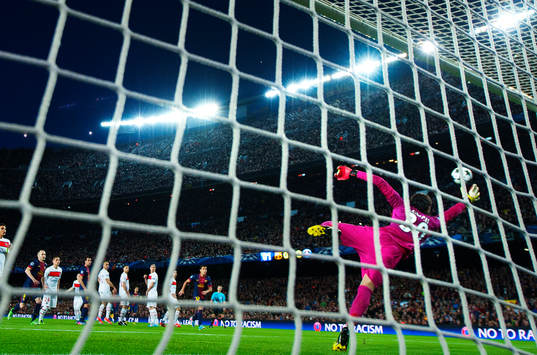 Fotboll, Champions League, kvartsfinal, Barcelona - Paris