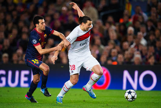 Fotboll, Champions League, kvartsfinal, Barcelona - Paris