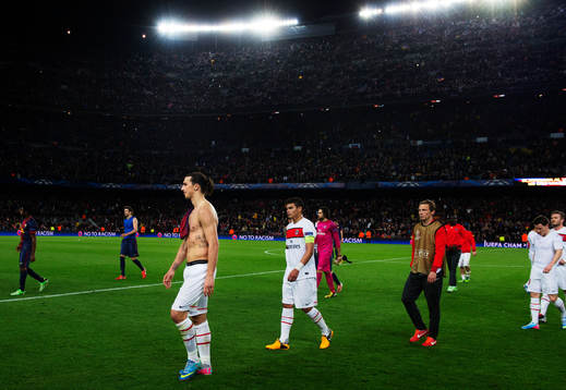 Fotboll, Champions League, kvartsfinal, Barcelona - Paris