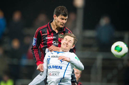 Mauricio Albornoz, BP och Marcus Falk Olander, Norrköping