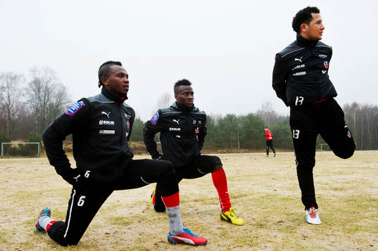 May Mahlangu, David Accam, Rachid Bouaouzan, Helsingborg,