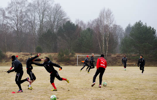 Helsingborg tränar i Forsby