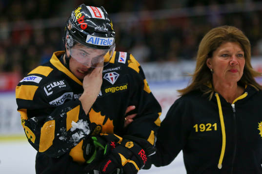 Viktor Arvidsson skadade ögat mot Luleå