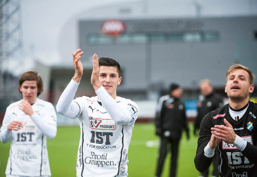 Elmin Nurkic, och Alexander Nadj, målvakt, Östers IF,
