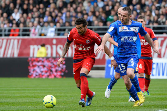 Ezequiel LAVEZZI  - 13.04.2013 - Troyes / PSG  - 32eme