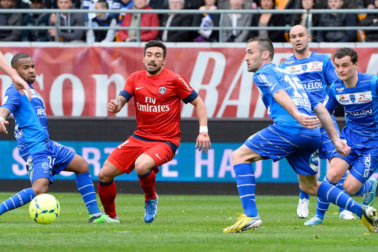 Ezequiel LAVEZZI  - 13.04.2013 - Troyes / PSG  - 32eme