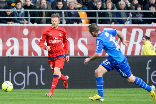 David BECKHAM  - 13.04.2013 - Troyes / Paris Saint Germain