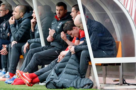 Sortie de Kevin GAMEIRO - 13.04.2013 - Troyes / Paris Saint