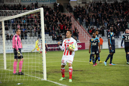 Joie de Adrian MUTU - 13.04.2013 - Ajaccio / Nancy - 32eme