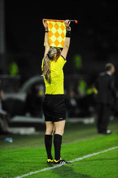 ARBITRE DE TOUCHE -   13.04.2013 - Lyon / Juvisy  - 1/2
