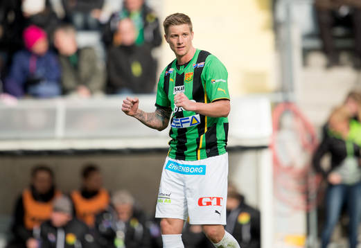 Andreas Drugge, Gais, gör 3-0, jubel