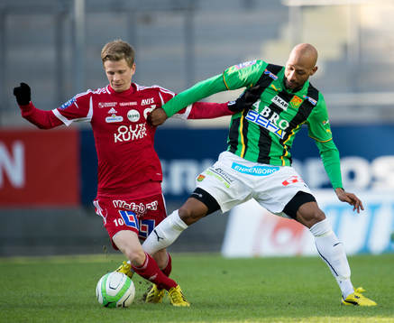 Johan Bertilsson, Degerfors, Jeffrey Aubynn, Gais